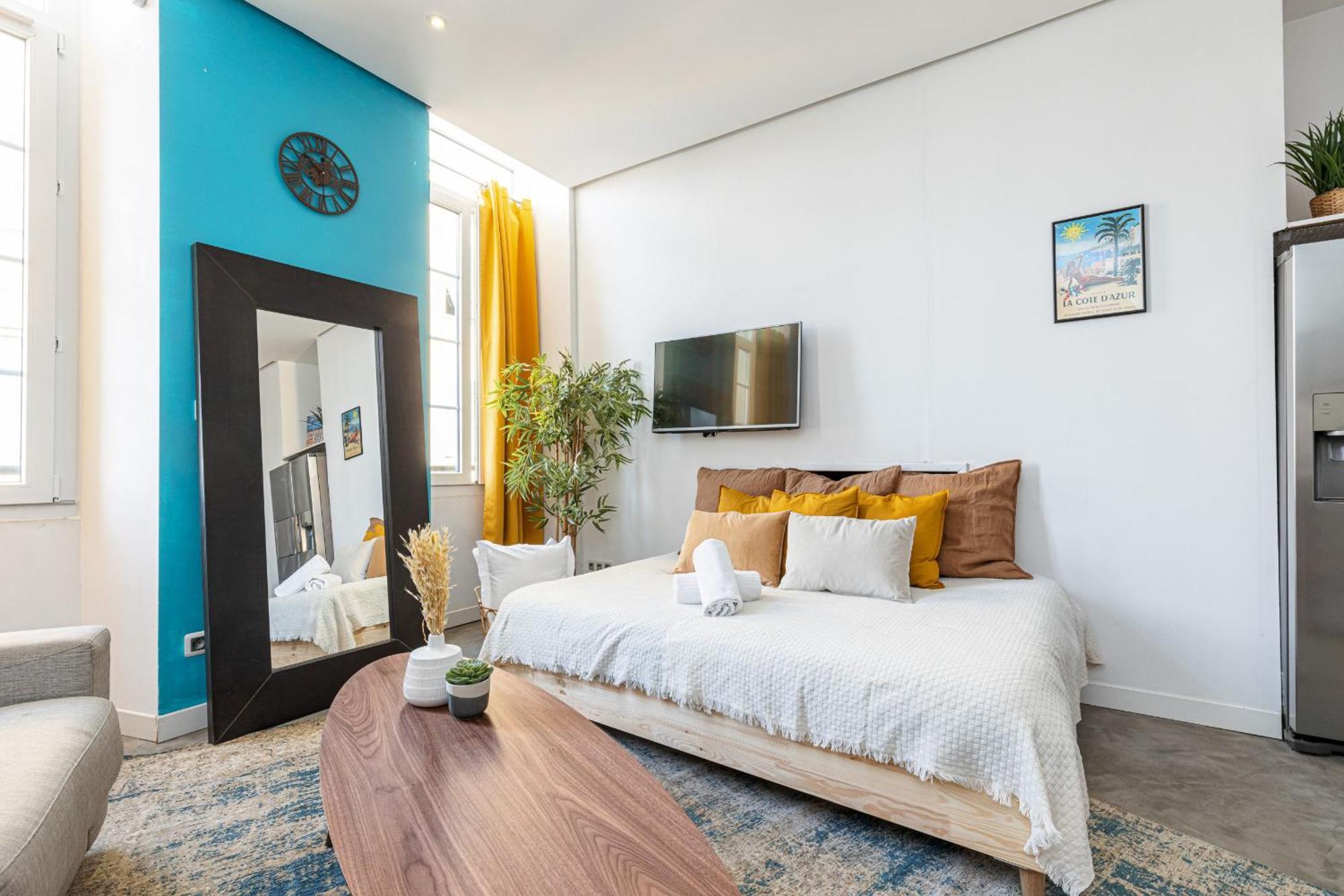 Cosy Studio In The Old Town Near Garibaldi Square Niza Exterior foto
