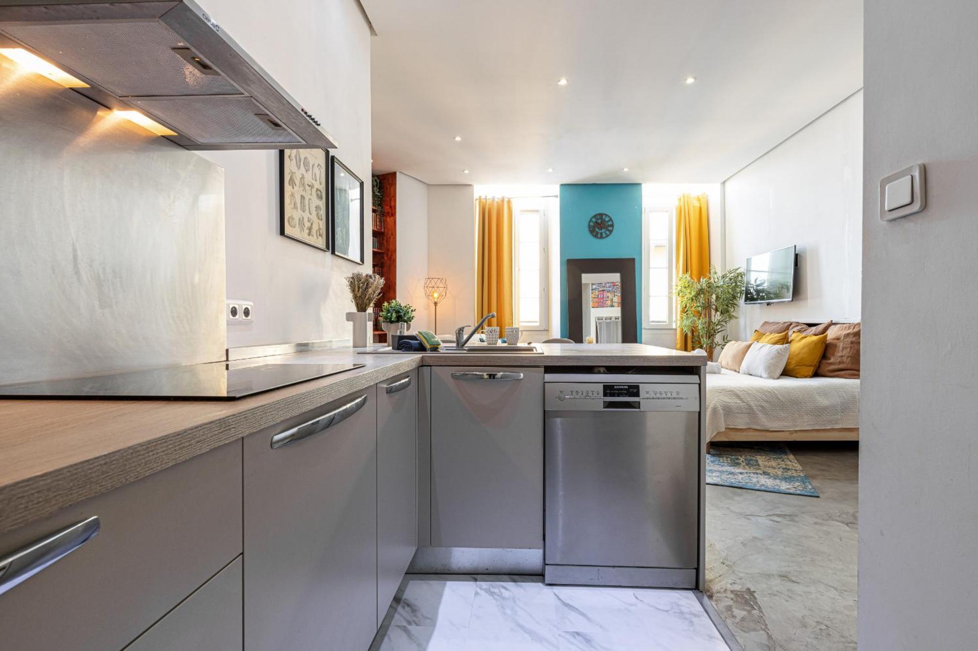 Cosy Studio In The Old Town Near Garibaldi Square Niza Exterior foto